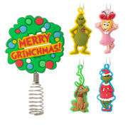 Hallmark Dr. Seuss's Grinch Stole Christmas! 5" Miniature Topper and Ornaments