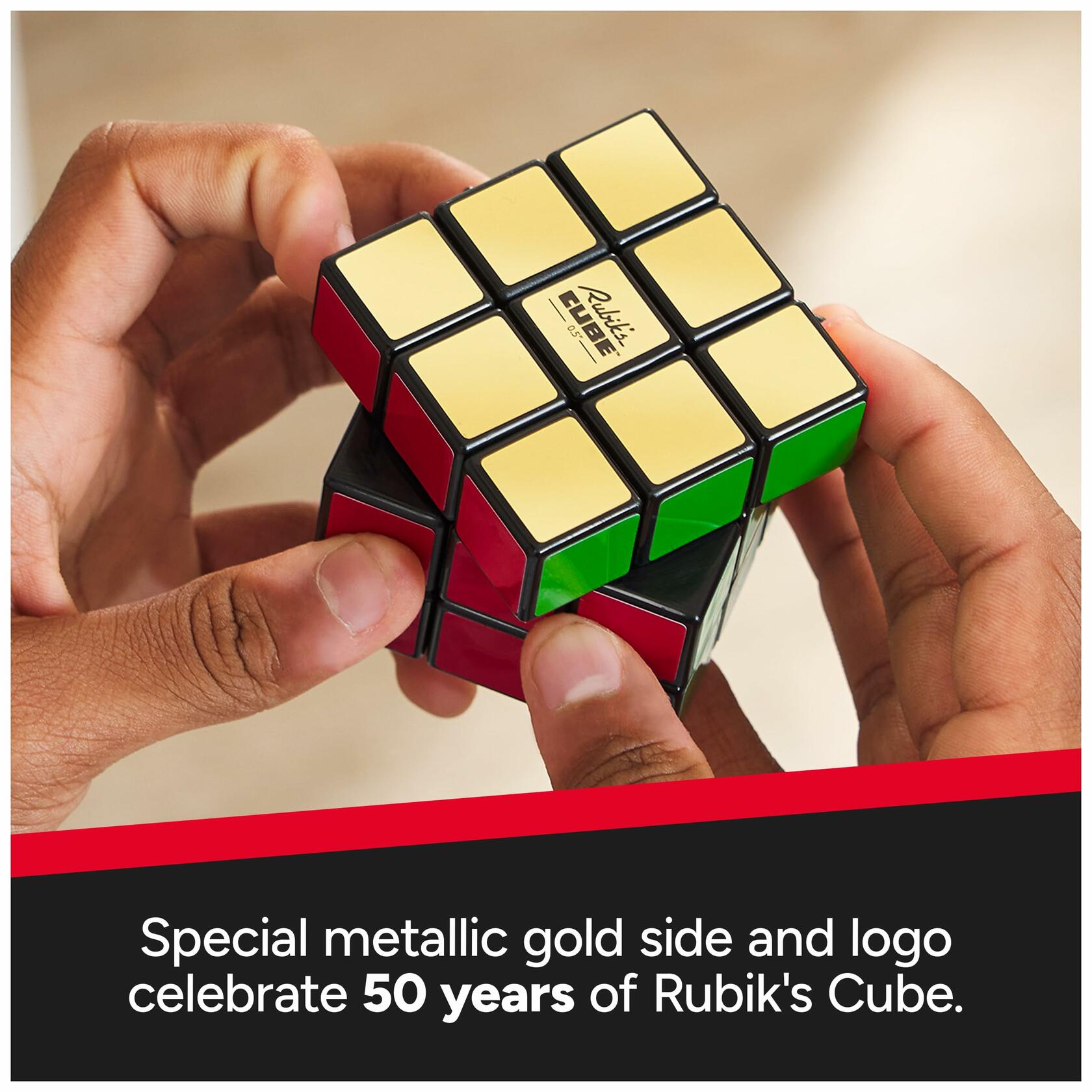 Rubik’s Cube, Special Retro 50th Anniversary Edition, Original 3x3 Cube