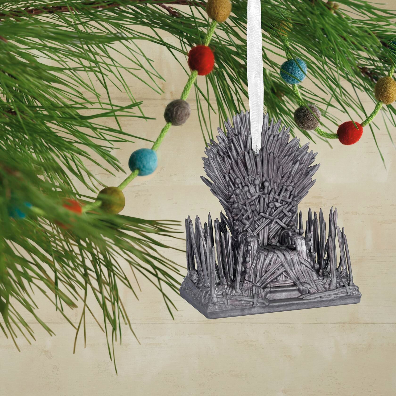 Hallmark House of The Dragon Iron Throne Christmas Ornament