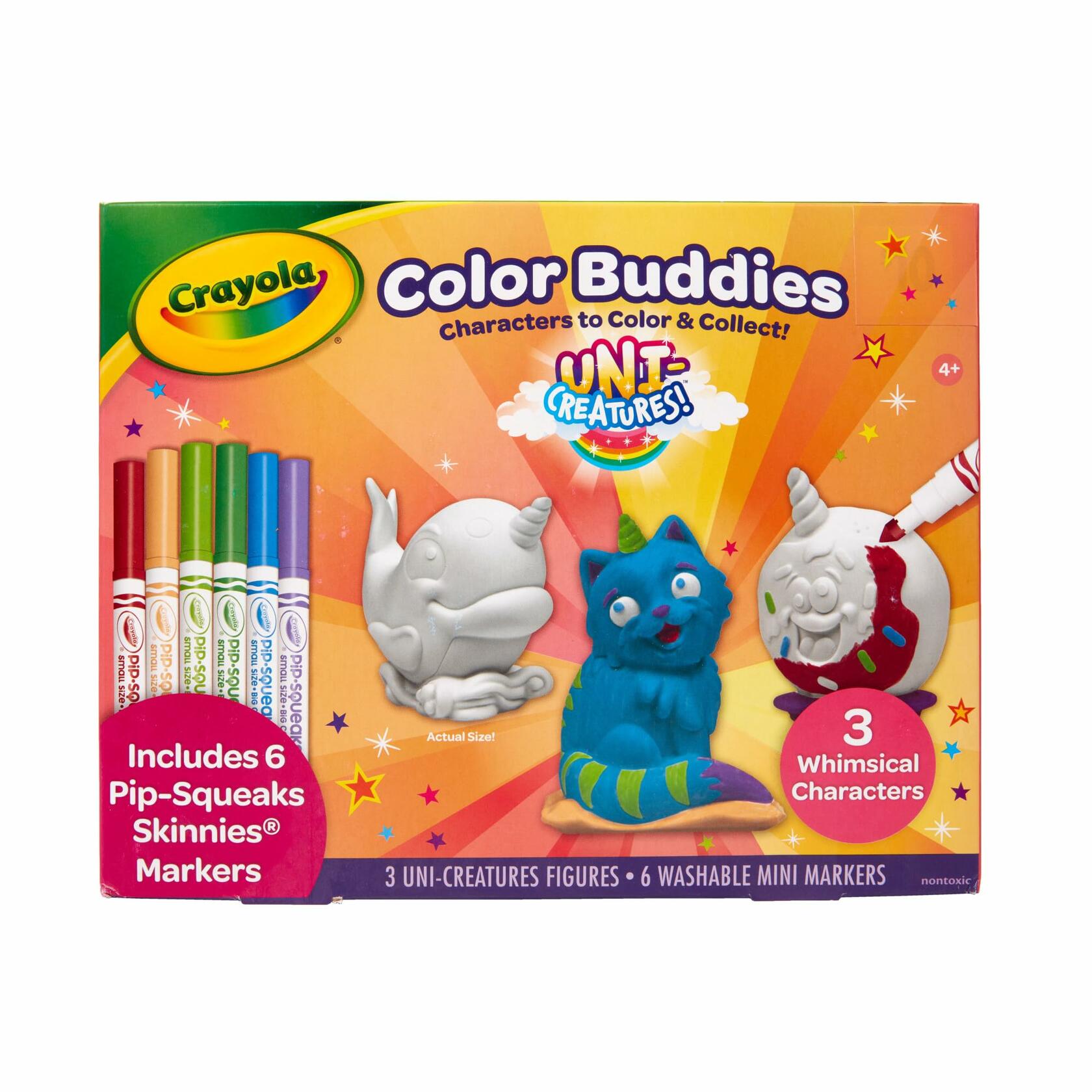 Crayola® Color Buddies Unicreature Toy Set, Set Of 9 Pieces