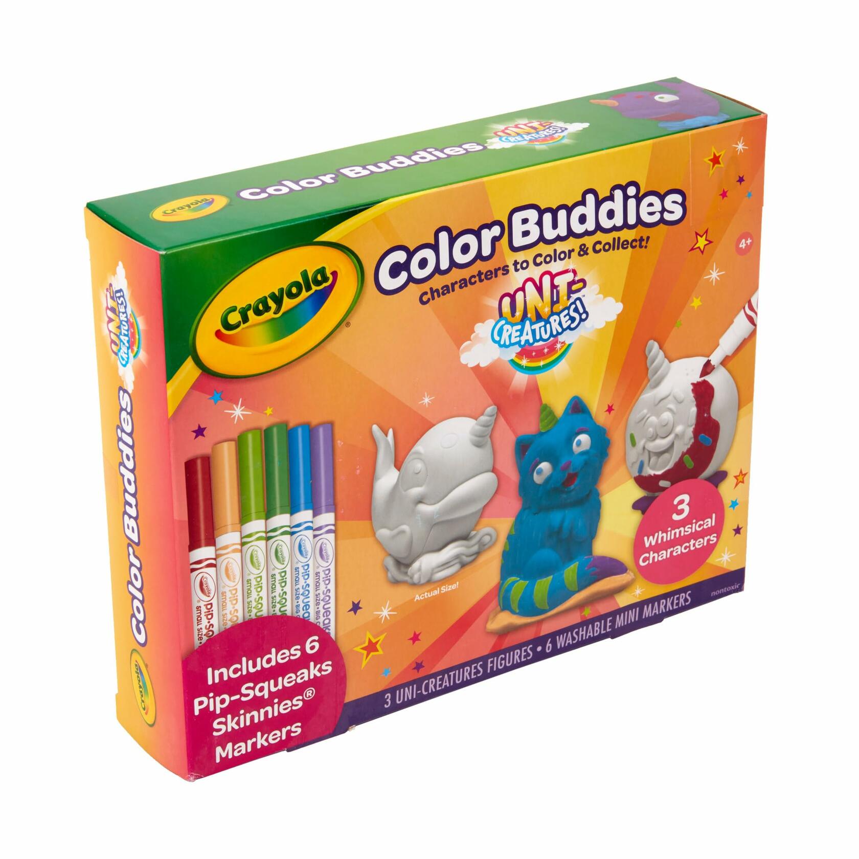 Crayola® Color Buddies Unicreature Toy Set, Set Of 9 Pieces