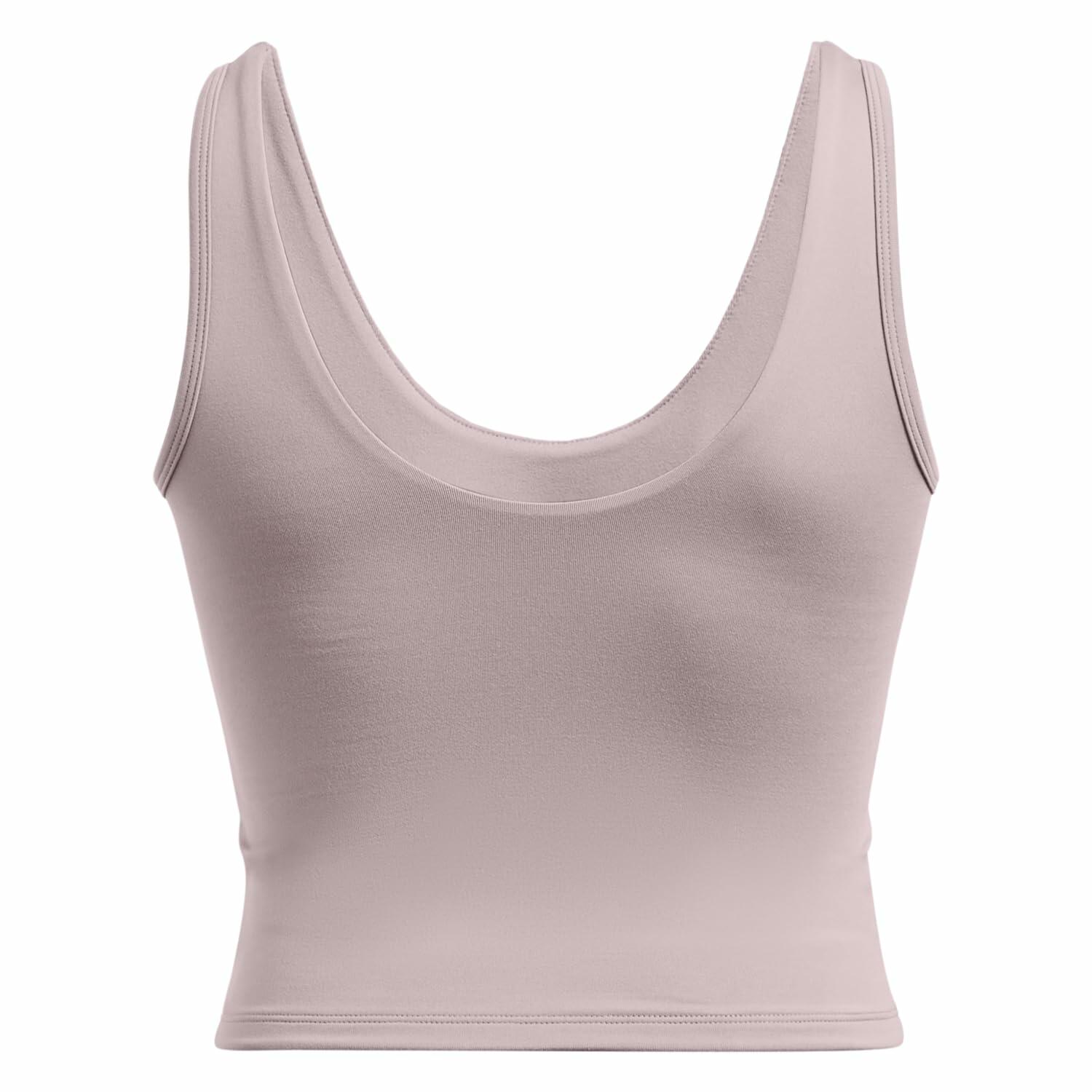Under Armour Womens Motion Tank Top, (015) Tetra Gray / / White, Small