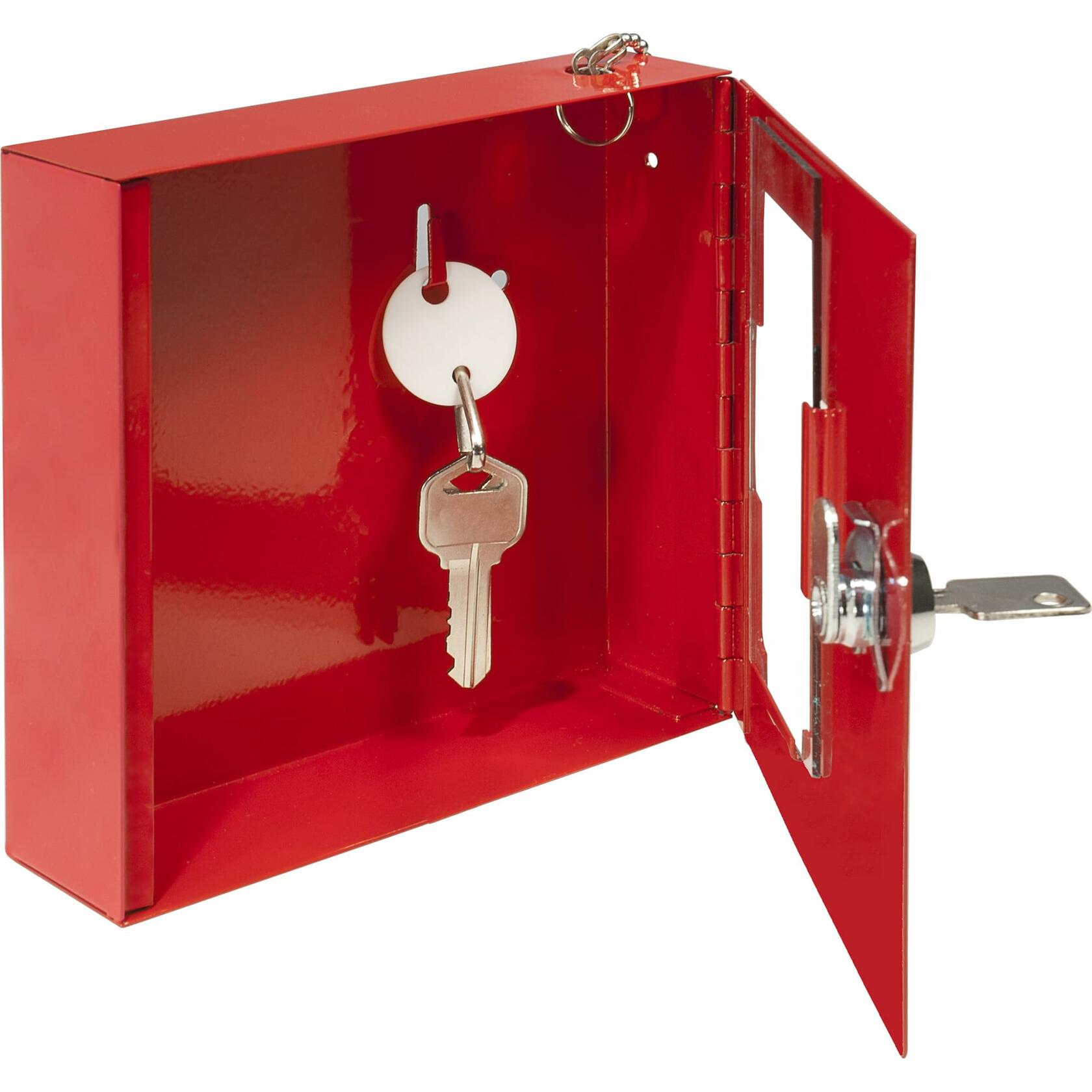 BARSKA Standard Breakable Emergency Key Box, Red, Small
