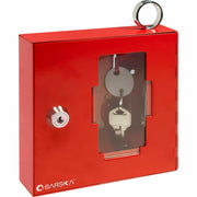 BARSKA Standard Breakable Emergency Key Box, Red, Small