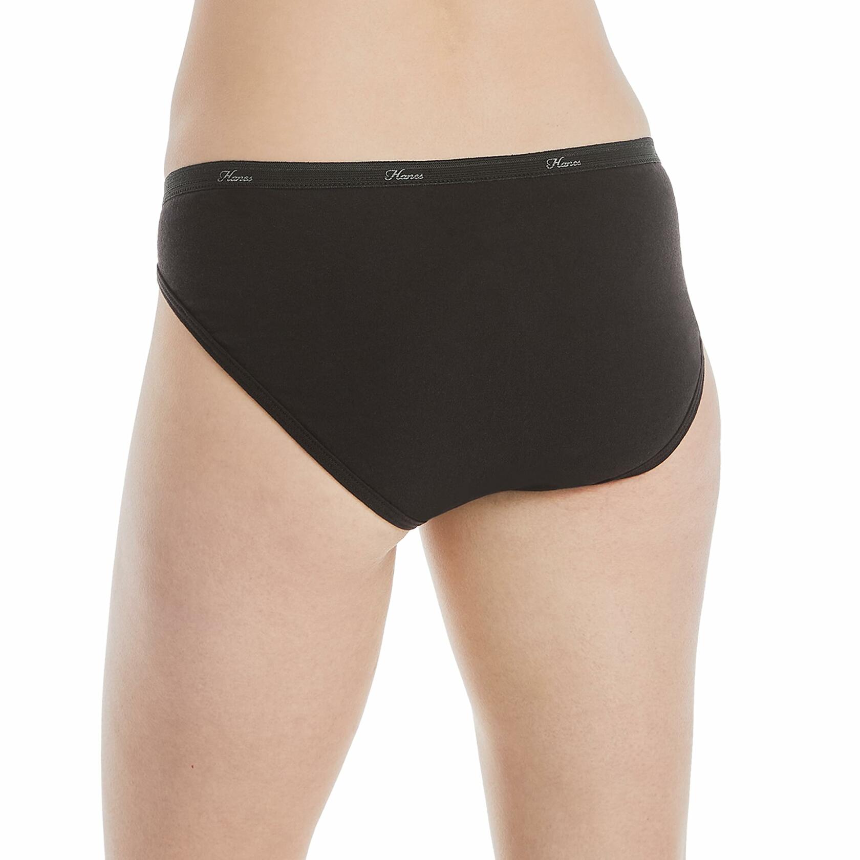 Hanes Women's Cotton Bikini Underwear, Cool Comfort, 10-Pack Assorted 5