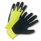 LIME Seemless Conforming Glove with Black Palm XL size