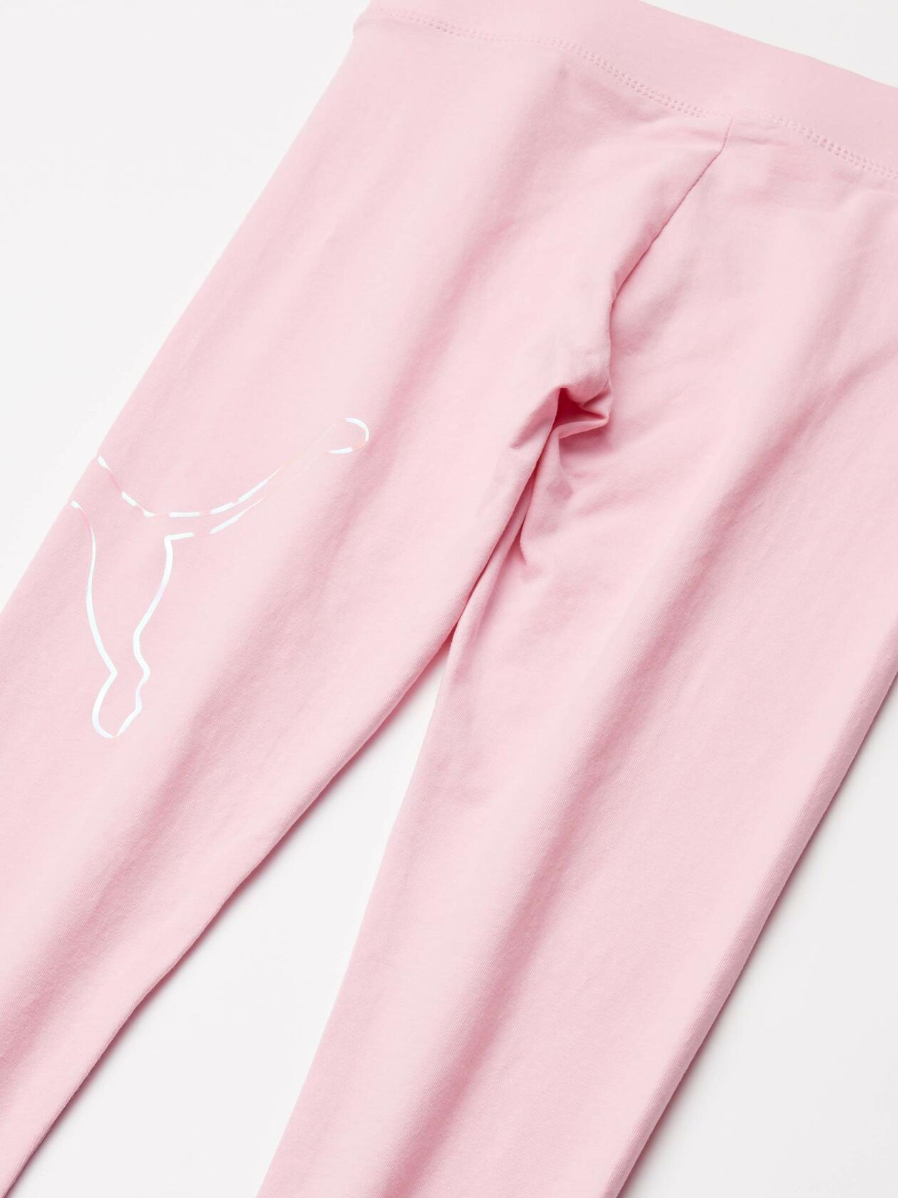 PUMA Girls' Legging, Pink, L