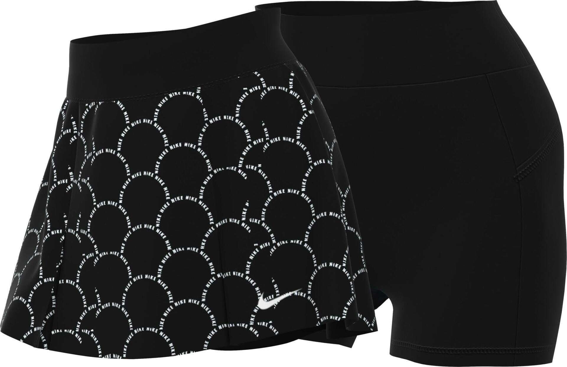 Nike Women's Dri-Fit Advantage Tennis Golf Skort (X-Large, Regular, Black)