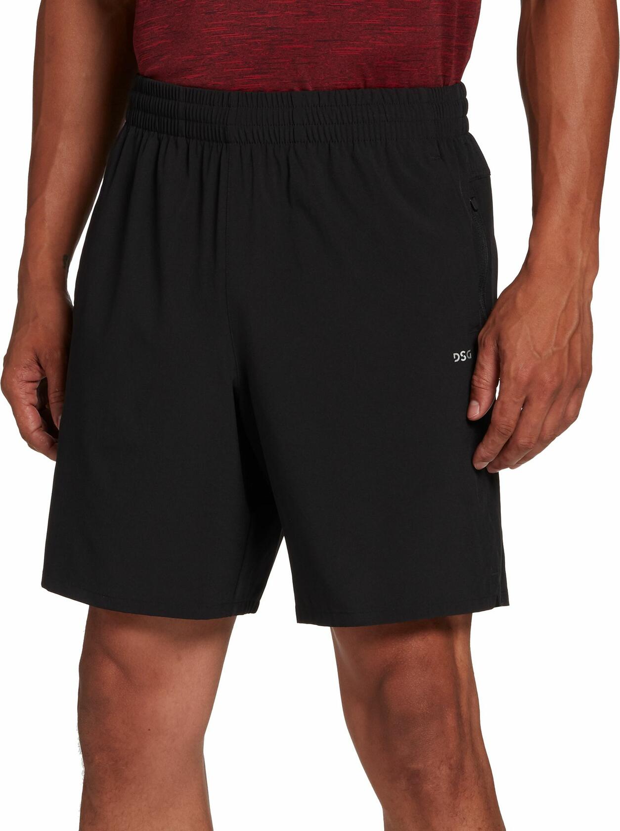 DSG Men's 8'' Agility Woven Shorts, XXL, Black