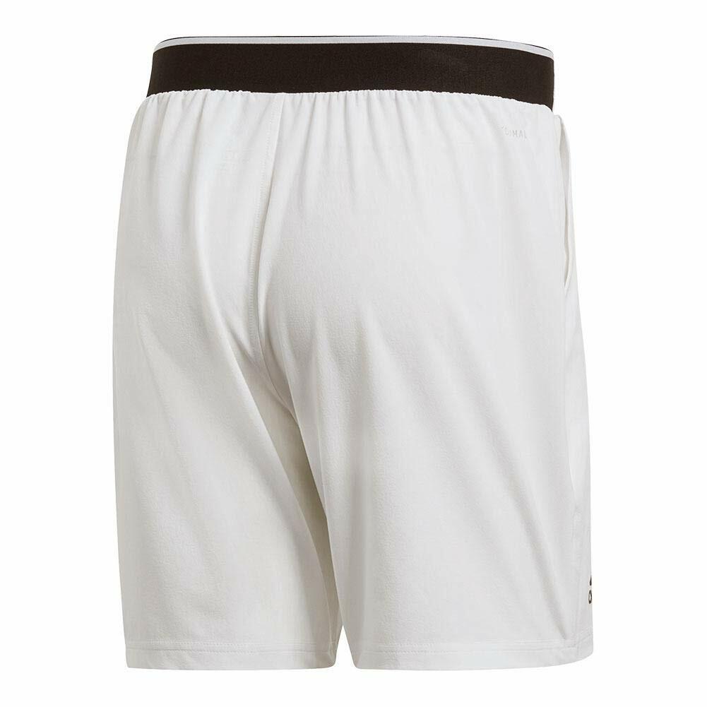 adidas Men's Club 7 Inch Tennis Short, White, X-Large