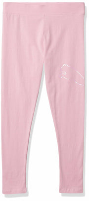 PUMA Girls' Legging, Pink, L