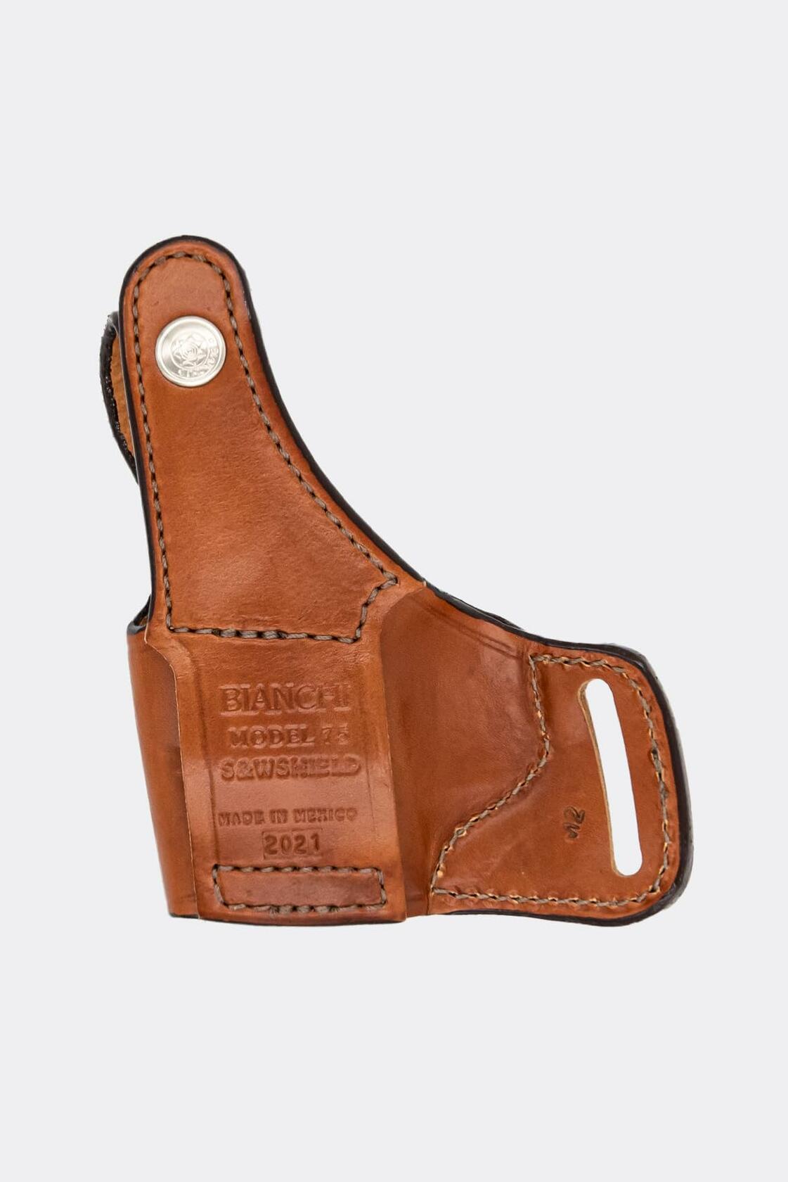 BIANCHI 75 Venom Belt Slide Holster, Fits SPRINGFIELD XD-S .45ACP Tan Right Hand