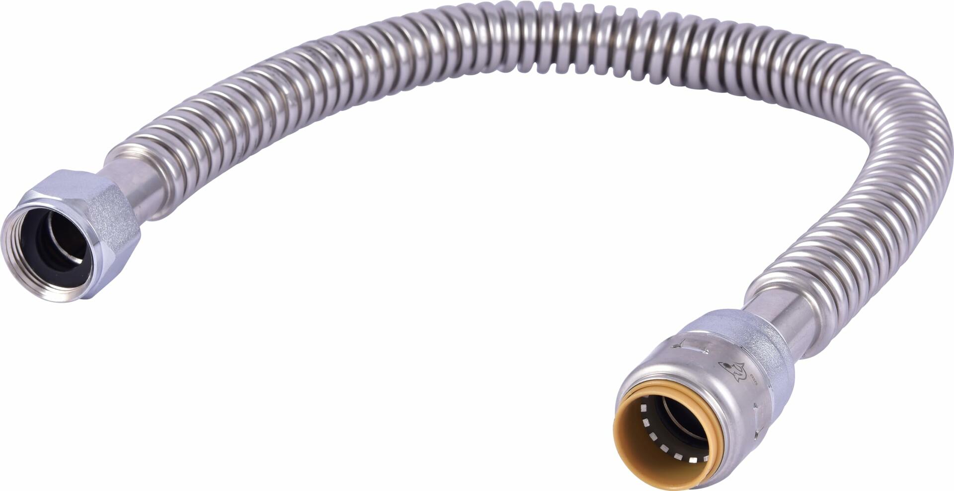 Shark Bite Max URSS3088FX24 0.75 x 24 in. Cor SS Flexible Water Heater Connector