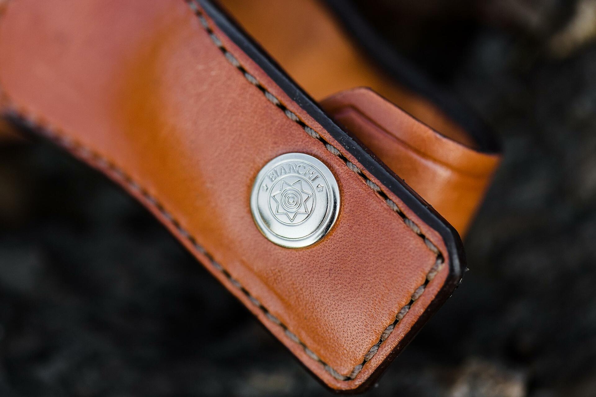 BIANCHI 75 Venom Belt Slide Holster, Fits SPRINGFIELD XD-S .45ACP Tan Right Hand