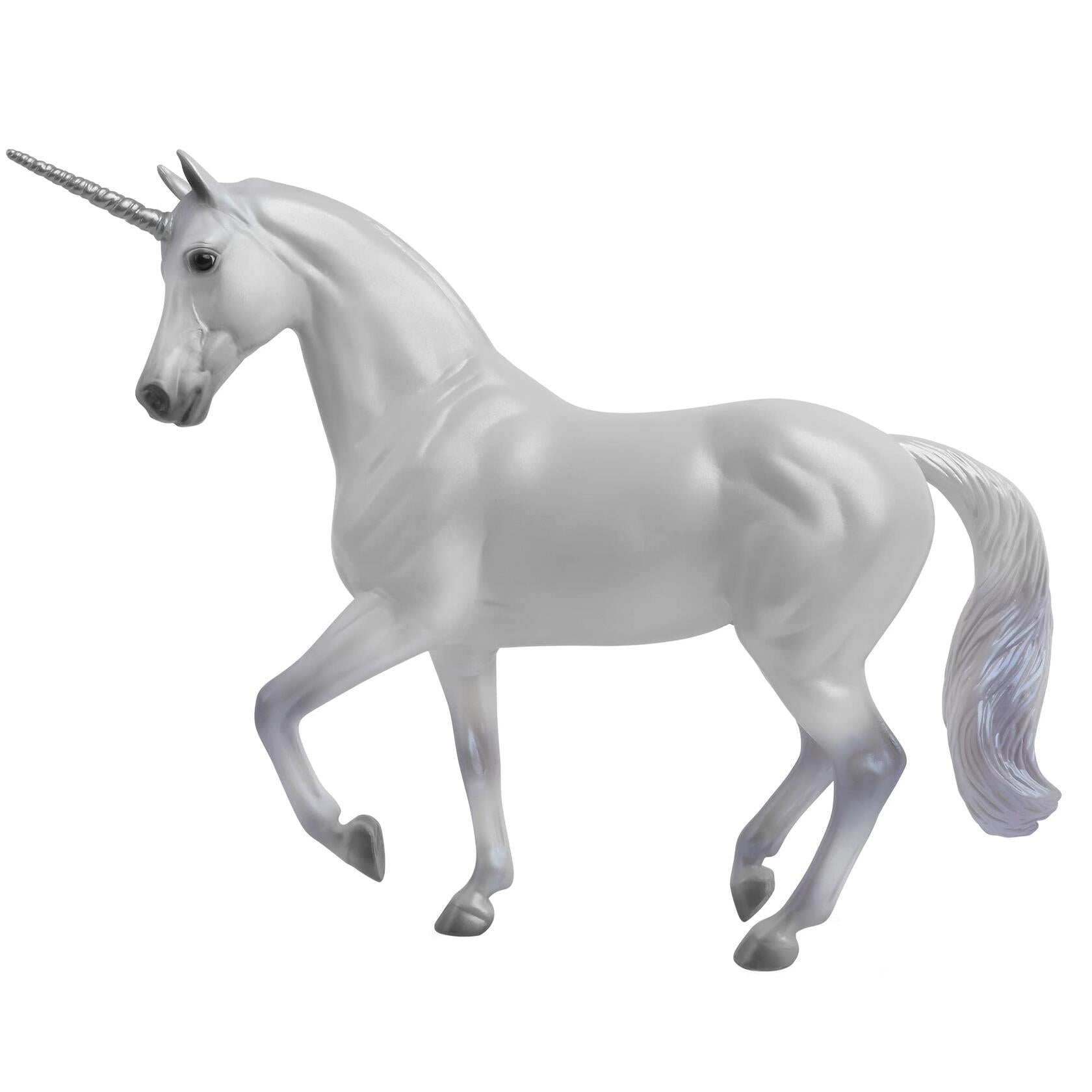 Breyer Horses Freedom Series Lysander Unicorn 9.75" x 7" Model #62068, Silver