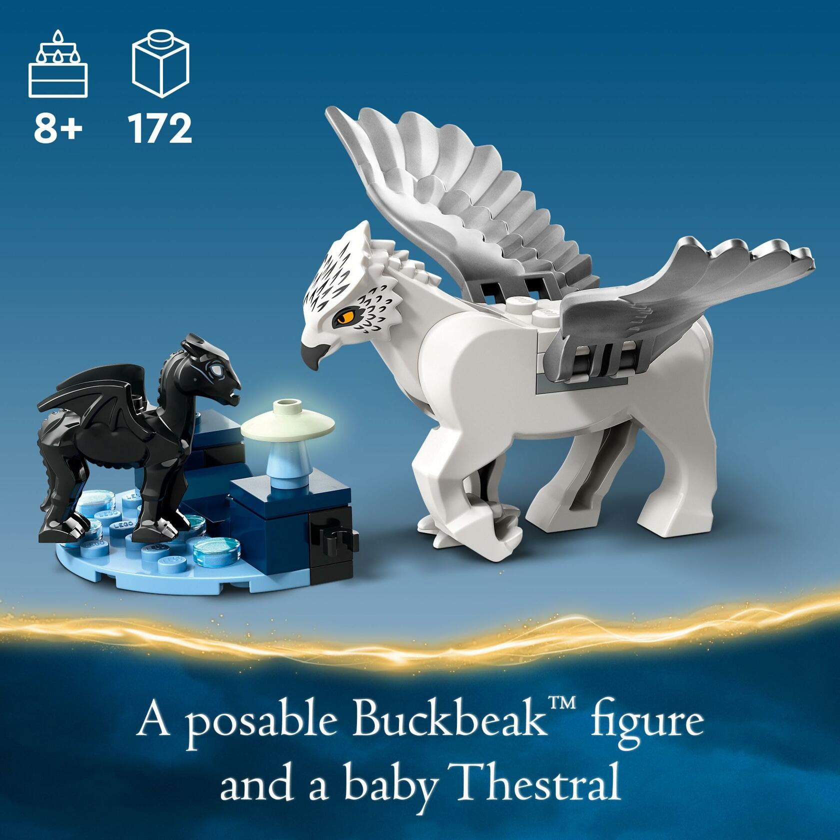 LEGO Harry Potter Forbidden Forest: Magical Creatures, Glow in The Dark