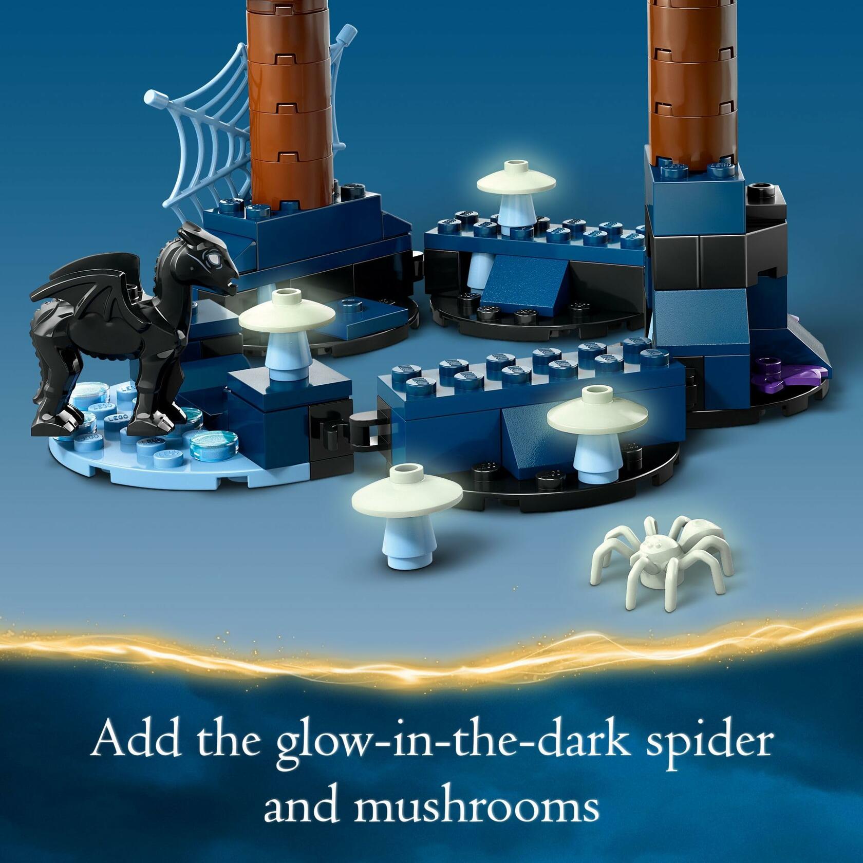 LEGO Harry Potter Forbidden Forest: Magical Creatures, Glow in The Dark