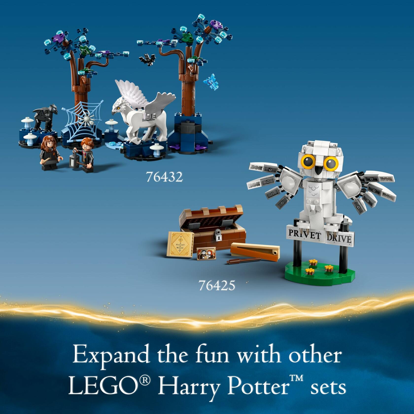 LEGO Harry Potter Forbidden Forest: Magical Creatures, Glow in The Dark