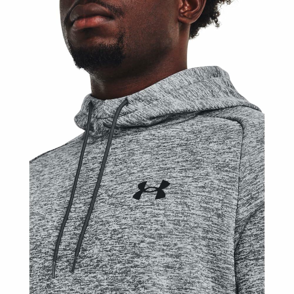 Under Armour Men's Armour Fleece Twist Hoodie, (012) Pitch Gray / / Black, Small