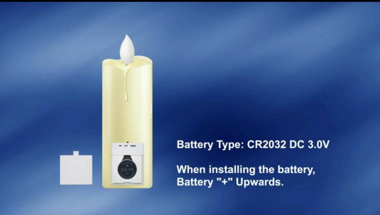 Christmas Show Lights Battery Operated LED Window Candle