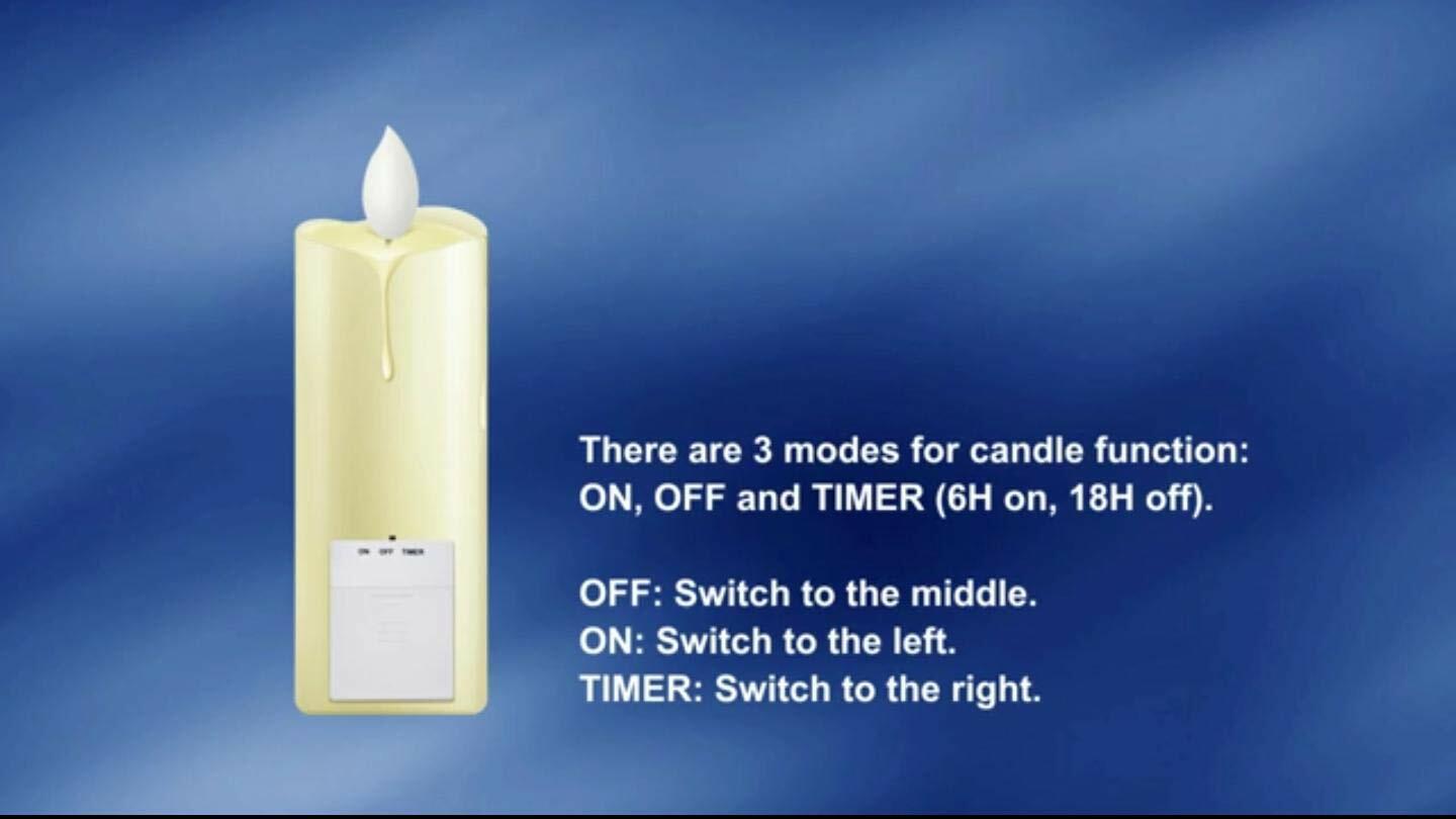 Christmas Show Lights Battery Operated LED Window Candle
