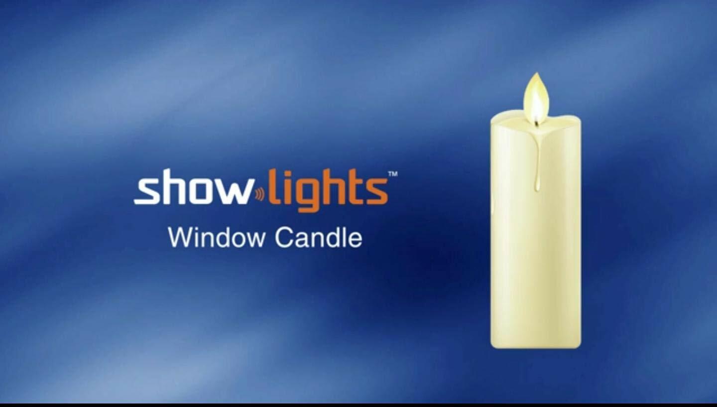 Christmas Show Lights Battery Operated LED Window Candle