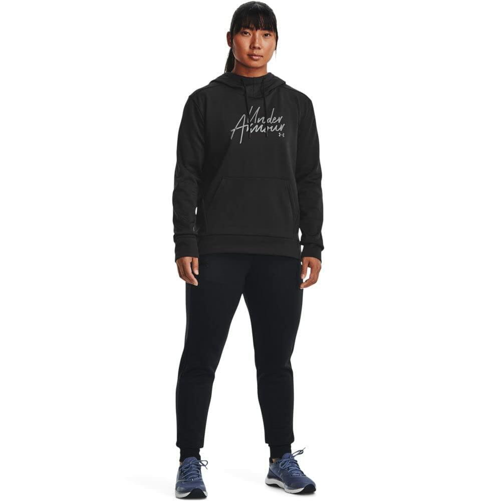 Under Armour Womens ArmourFleece Jogger, (001) Black / / Black, Large