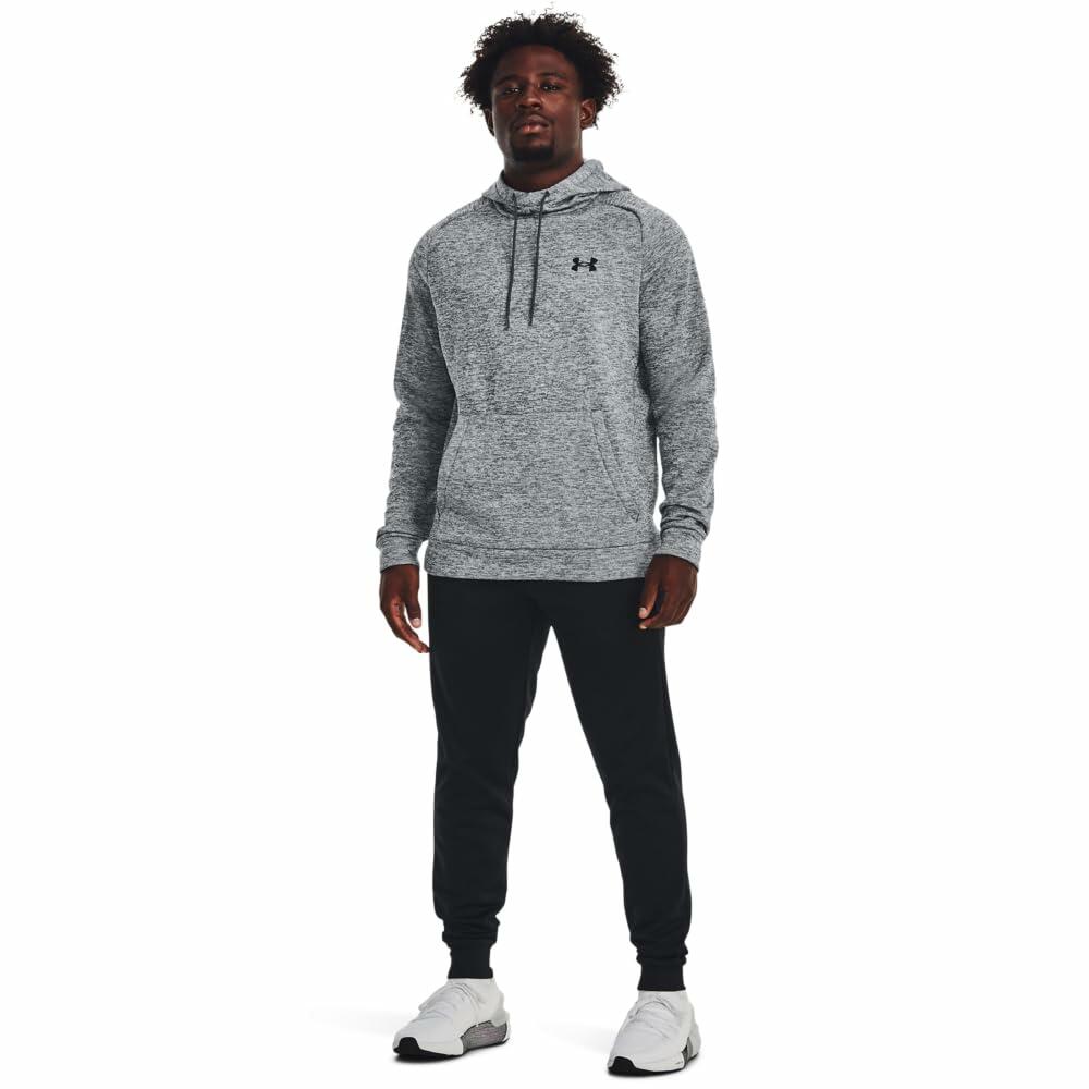 Under Armour Men's Armour Fleece Twist Hoodie, (012) Pitch Gray / / Black, Small