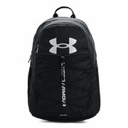 Under Armour Unisex-Adult Hustle Sport Backpack , Black (001)/Silver
