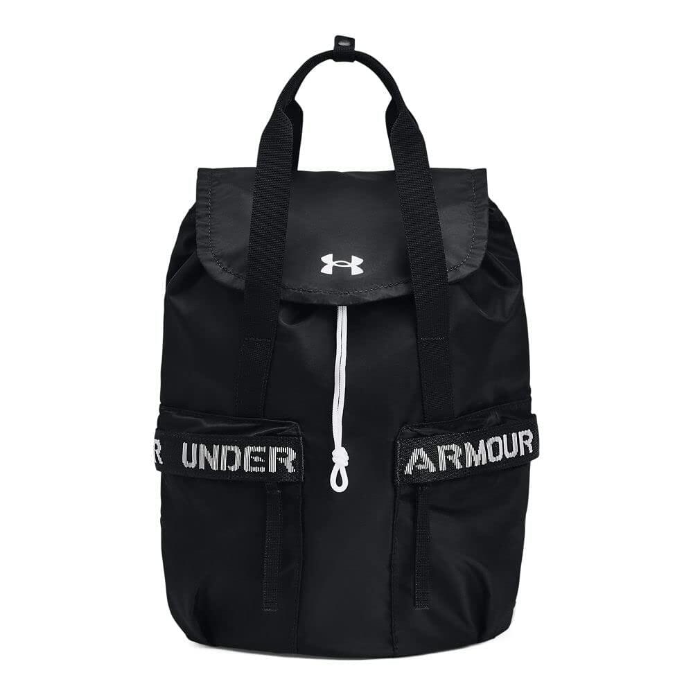 Under Armour womens Favorite Backpack , Black (001)/White , One Size Fits Most