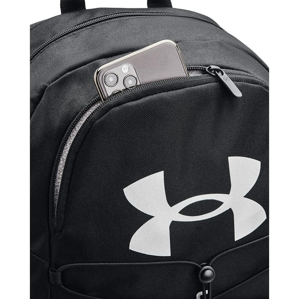 Under Armour Unisex-Adult Hustle Sport Backpack , Black (001)/Silver
