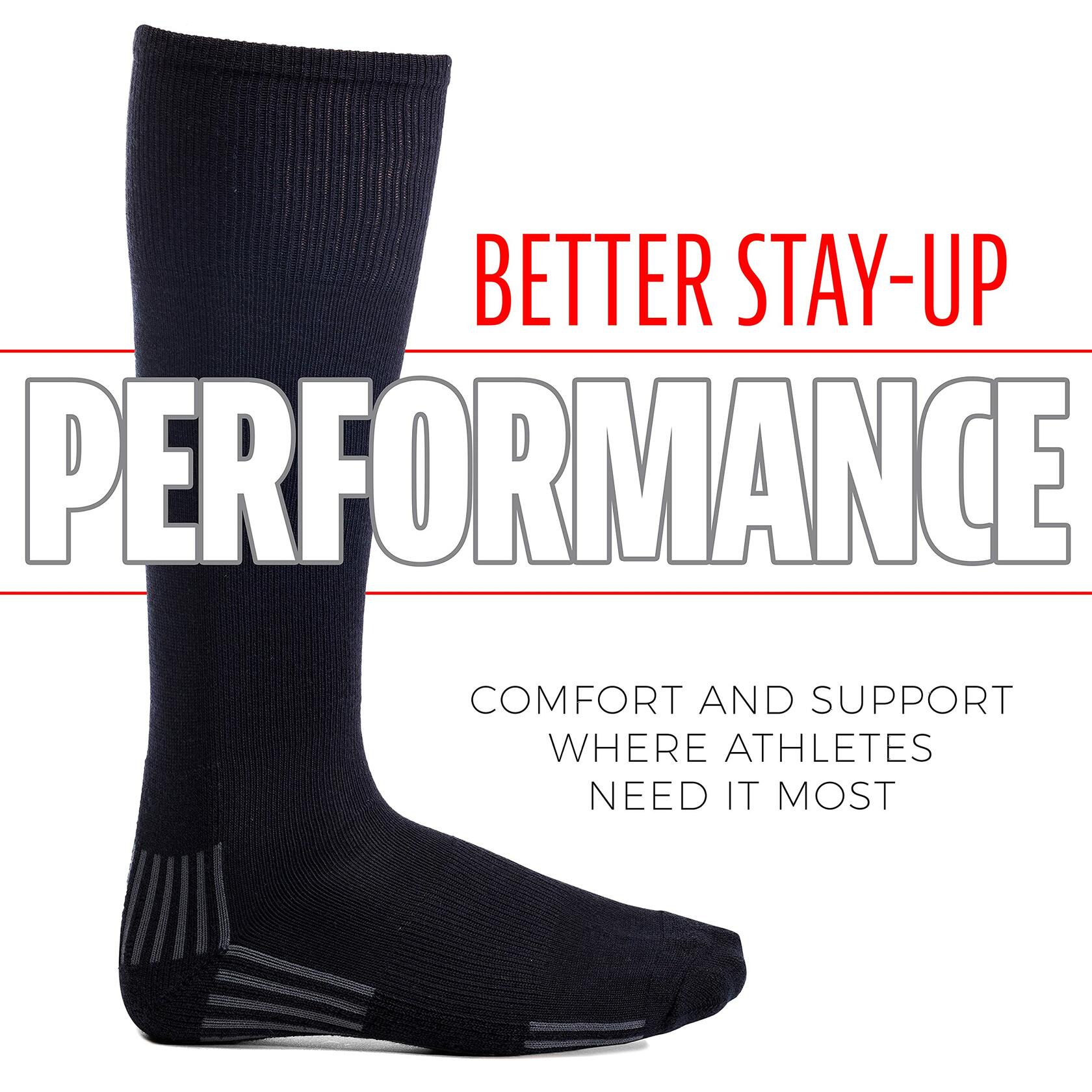 Franklin Sports Youth-Baseball/Softball Socks - Black Medium, Navy