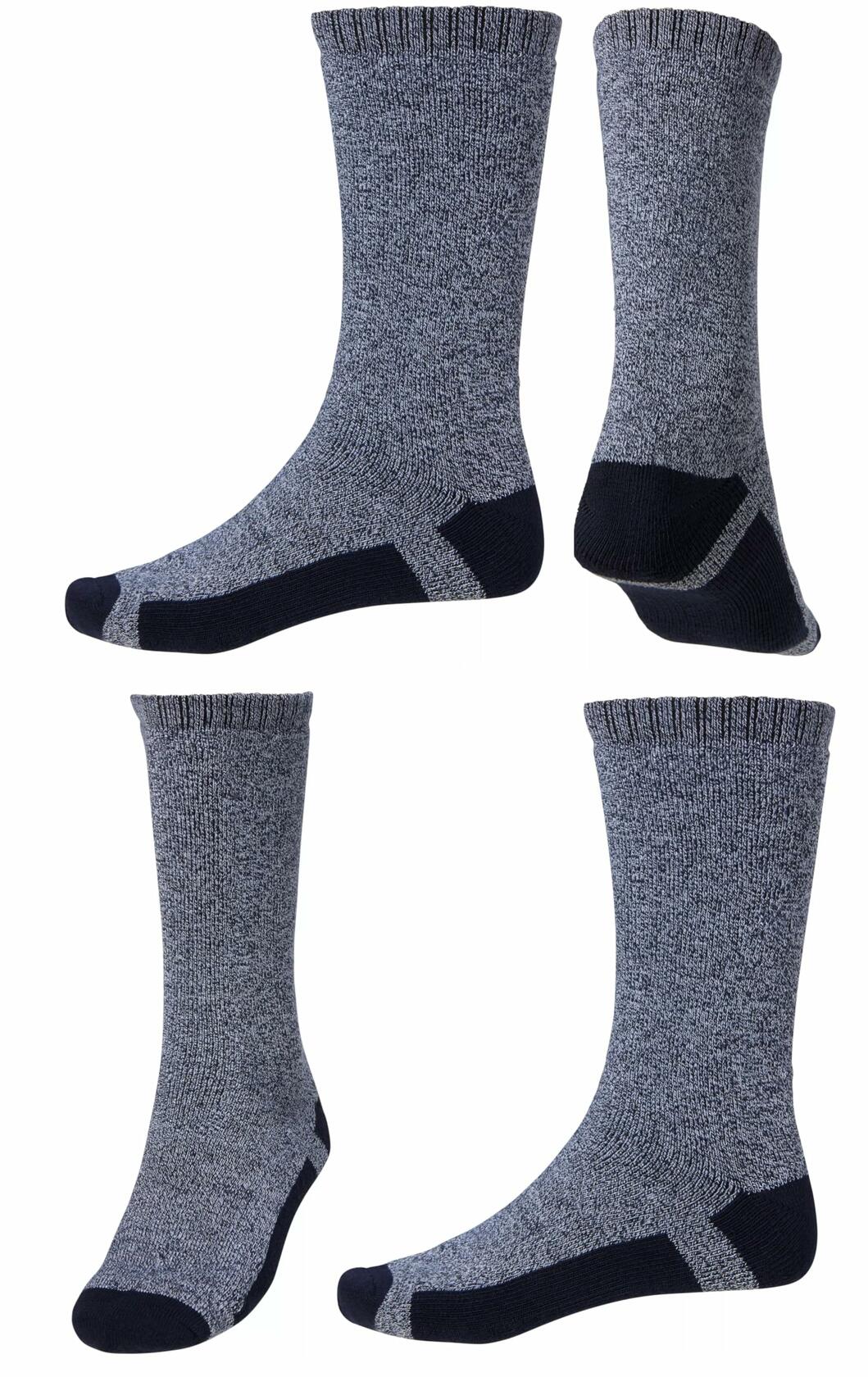 Alpine Design Performance Hiker Crew Socks - 4 Pack (X-Large, Regular, Black)
