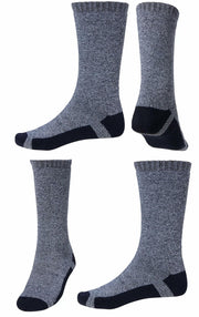 Alpine Design Performance Hiker Crew Socks - 4 Pack (X-Large, Regular, Black)