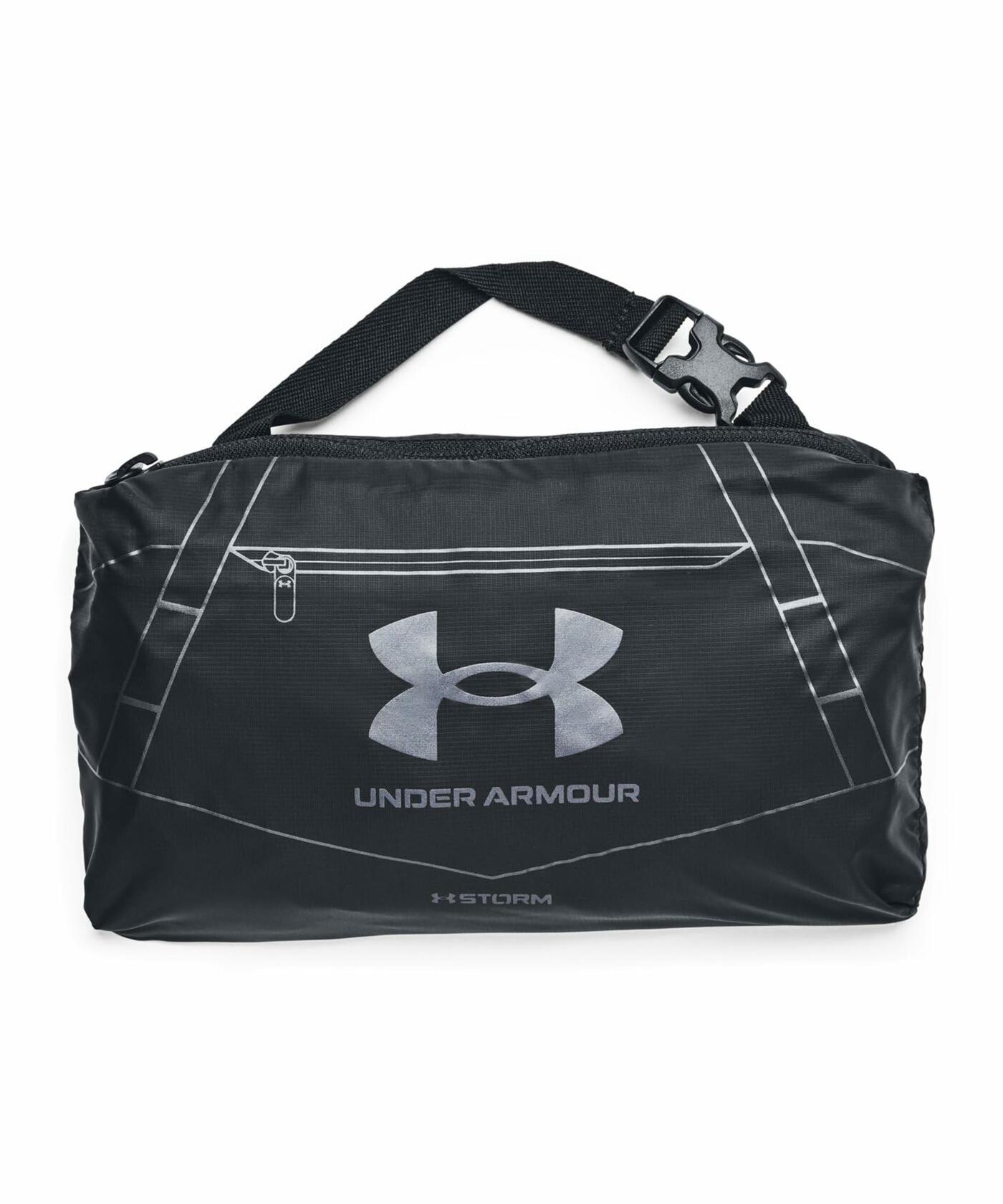 Under Armour Unisex Undeniable Packable Duffle 5.0 Black Metallic Gun Metal OSFM