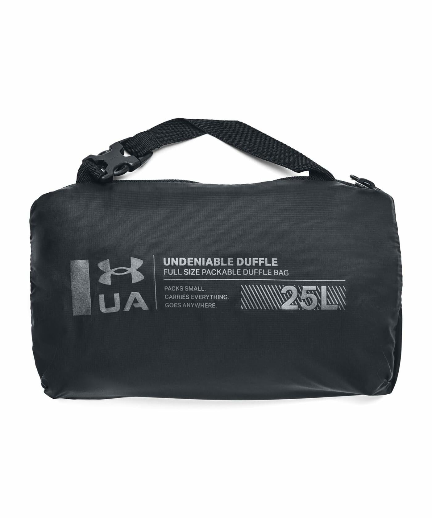 Under Armour Unisex Undeniable Packable Duffle 5.0 Black Metallic Gun Metal OSFM