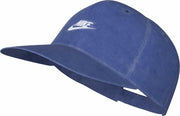 Nike Standard Club Unstructured Futura Wash Cap, Game Royal/White