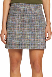 Walter Hagen Women's 17'' Sculpt Golf Skort, Tweed Multi