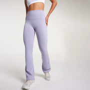 CALIA Women's Core Essentials Flare Pant, Large, Metal Lily Gray