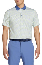 Walter Hagen Men's Clubhouse 19th Hole Golf Polo, Small, Nineteenth Club Green