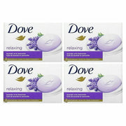 Dove Relaxing, Soap Bar, Lavender Oil & Chamomile, 4 Bars, 3.75 oz (106 g)