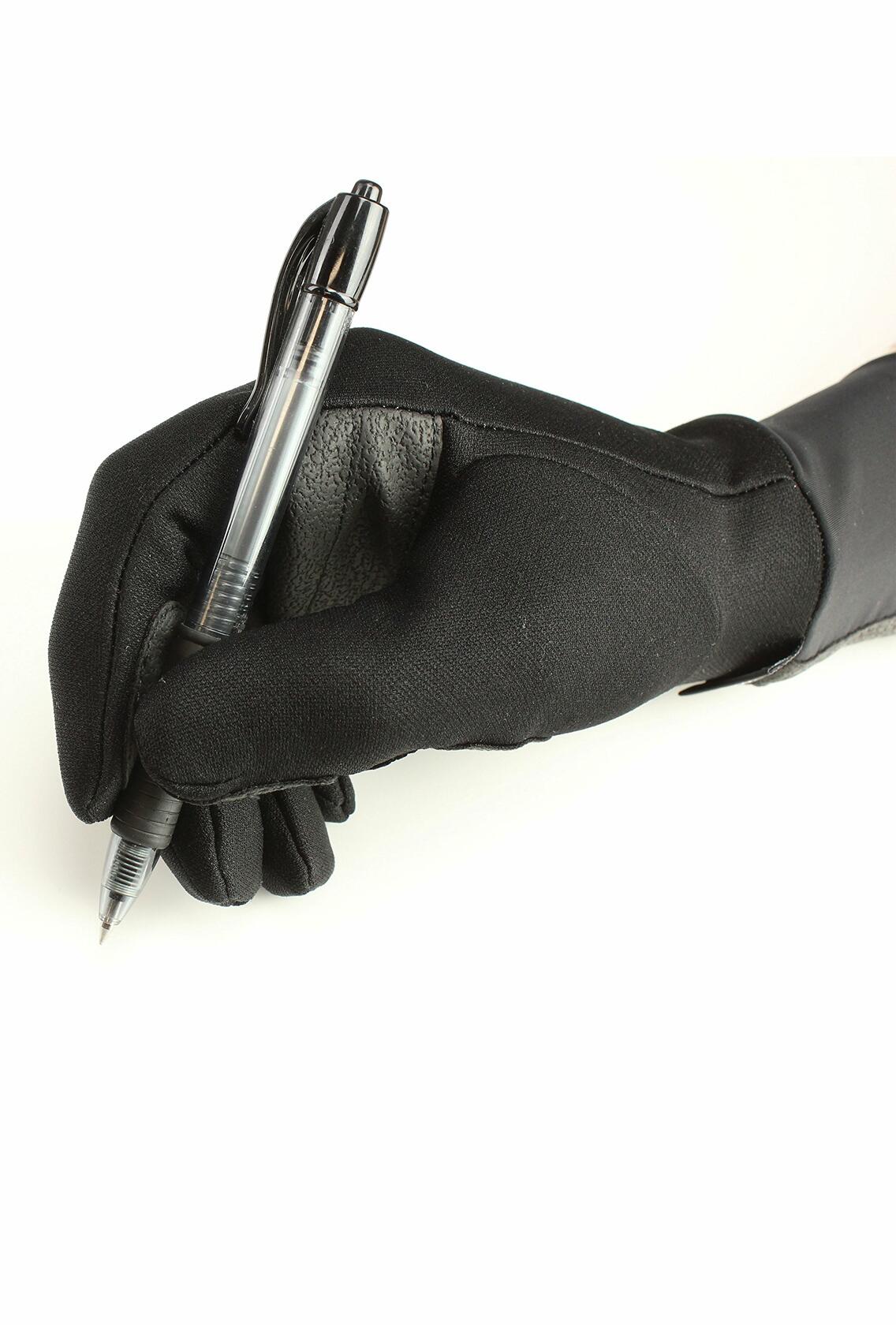 Serius Innovation 1431 Mens Hyperlite All Weather Polartec Ultra-Thin Weatherproof Glove, Black, Large