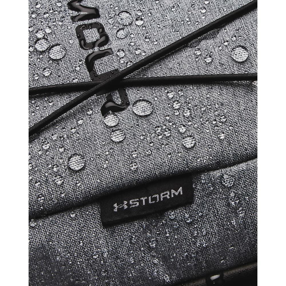 Under Armour Unisex-Adult Hustle Sport Backpack, Pitch Gray Medium Heather Black