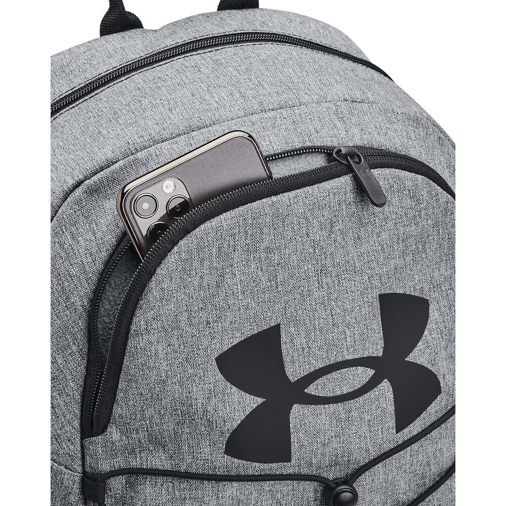 Under Armour Unisex-Adult Hustle Sport Backpack, Pitch Gray Medium Heather Black
