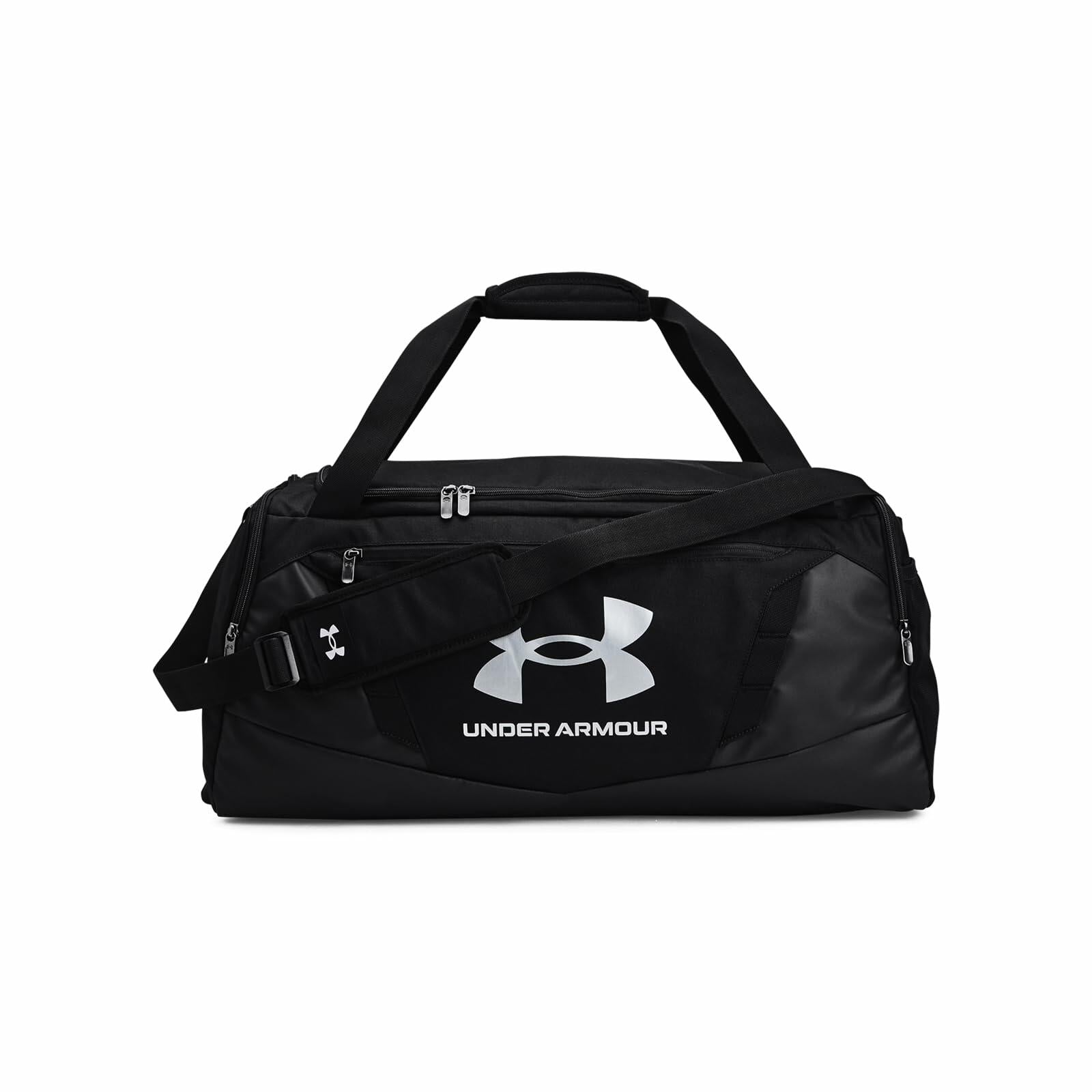 Under Armour Unisex-Adult Undeniable 5.0 Duffle, Black /Metallic Silver, X-Large