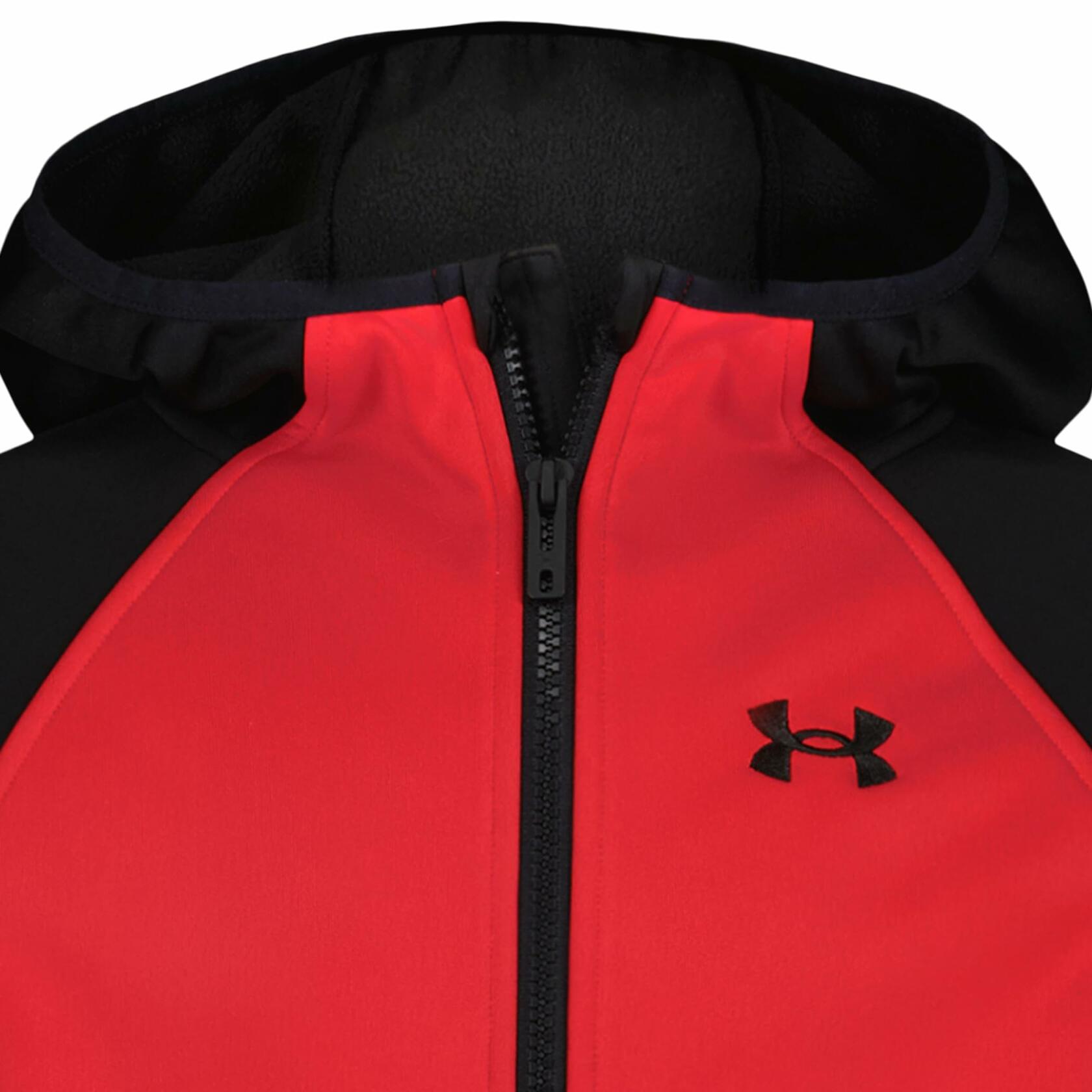 Under Armour Sim Softshell Jacket, Red, Boys 6