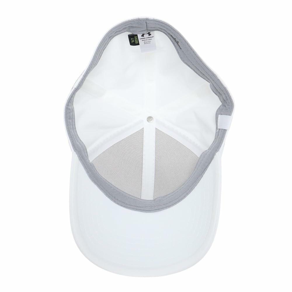 UA Storm Drive Cap - Men's Stretch Fit by UnderArmour White/Gray XL
