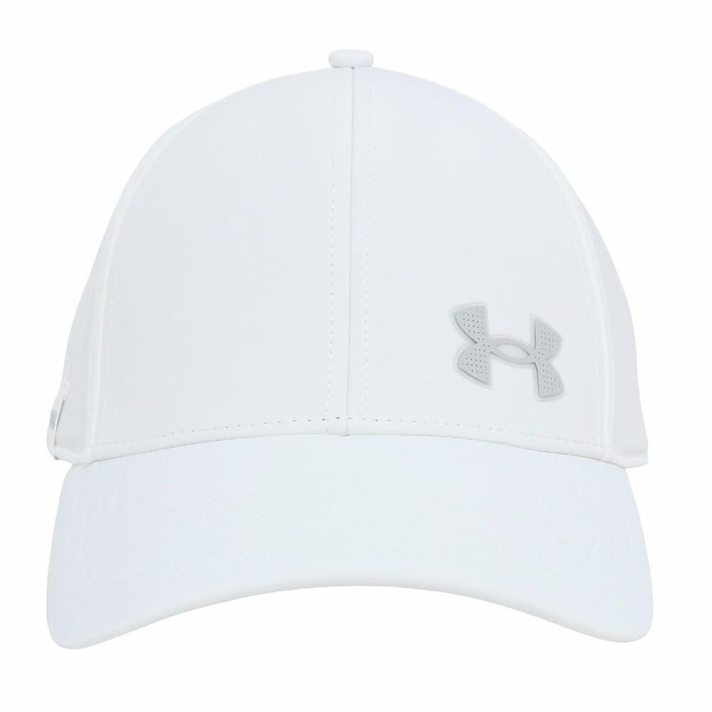 UA Storm Drive Cap - Men's Stretch Fit by UnderArmour White/Gray XL
