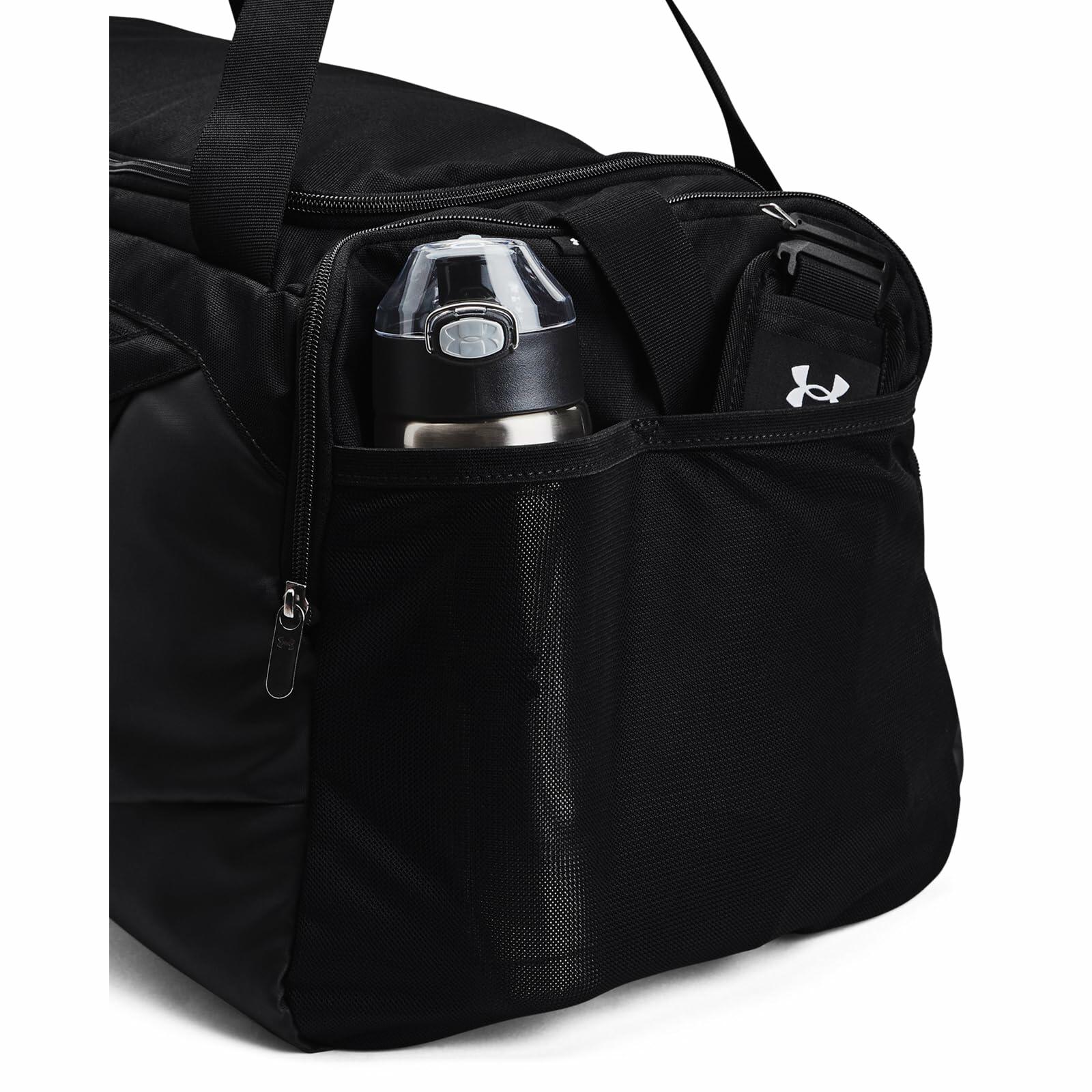 Under Armour Unisex-Adult Undeniable 5.0 Duffle, Black /Metallic Silver, X-Large