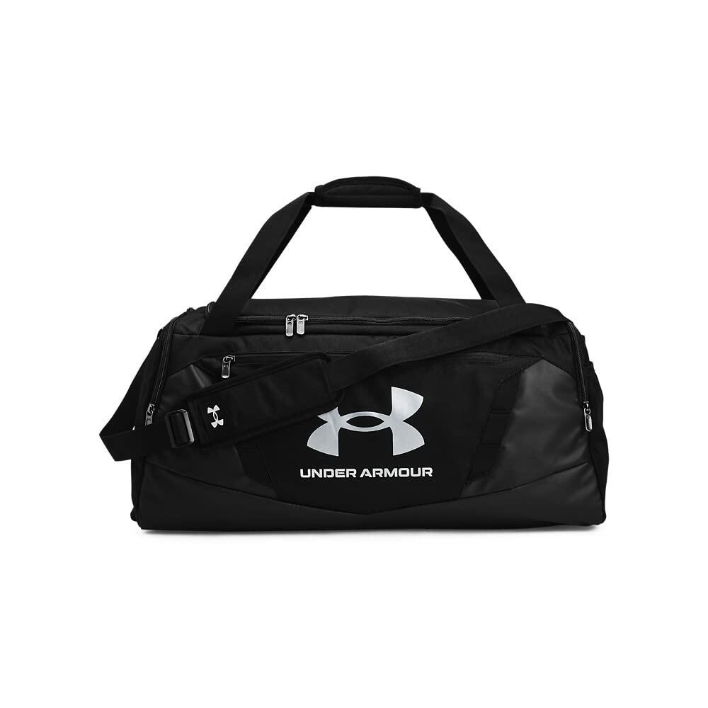 Under Armour Unisex-Adult Undeniable 5.0 Duffle, Black /Metallic Silver, X-Large